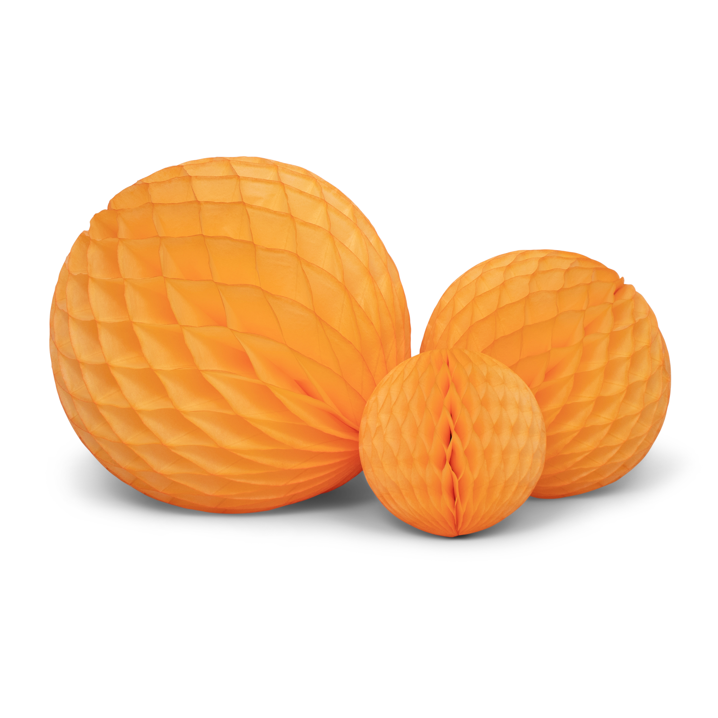 Honeycomb Ball Trio, Apricot