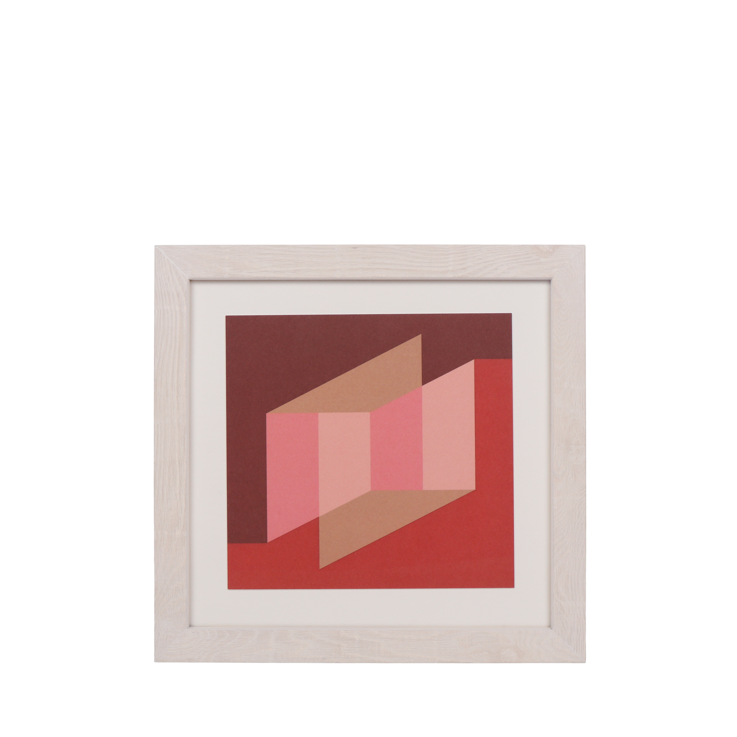 Josef Albers 'The Interaction of Colour'  Framed Private View Invitation