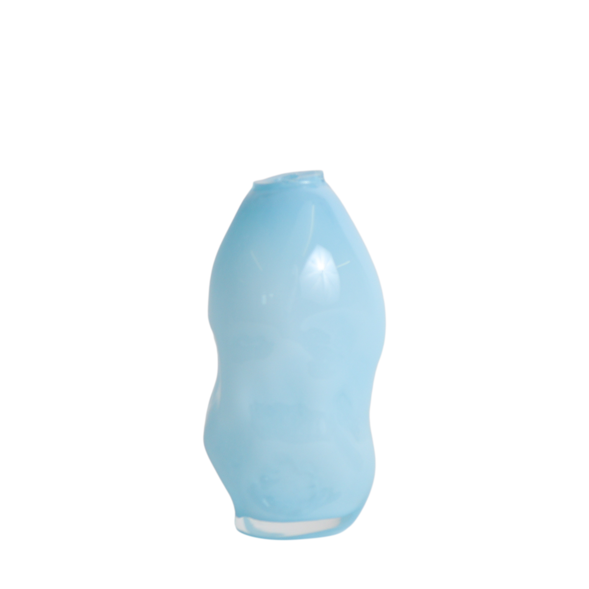 Irregular Vessel Vase Skylight Blue
