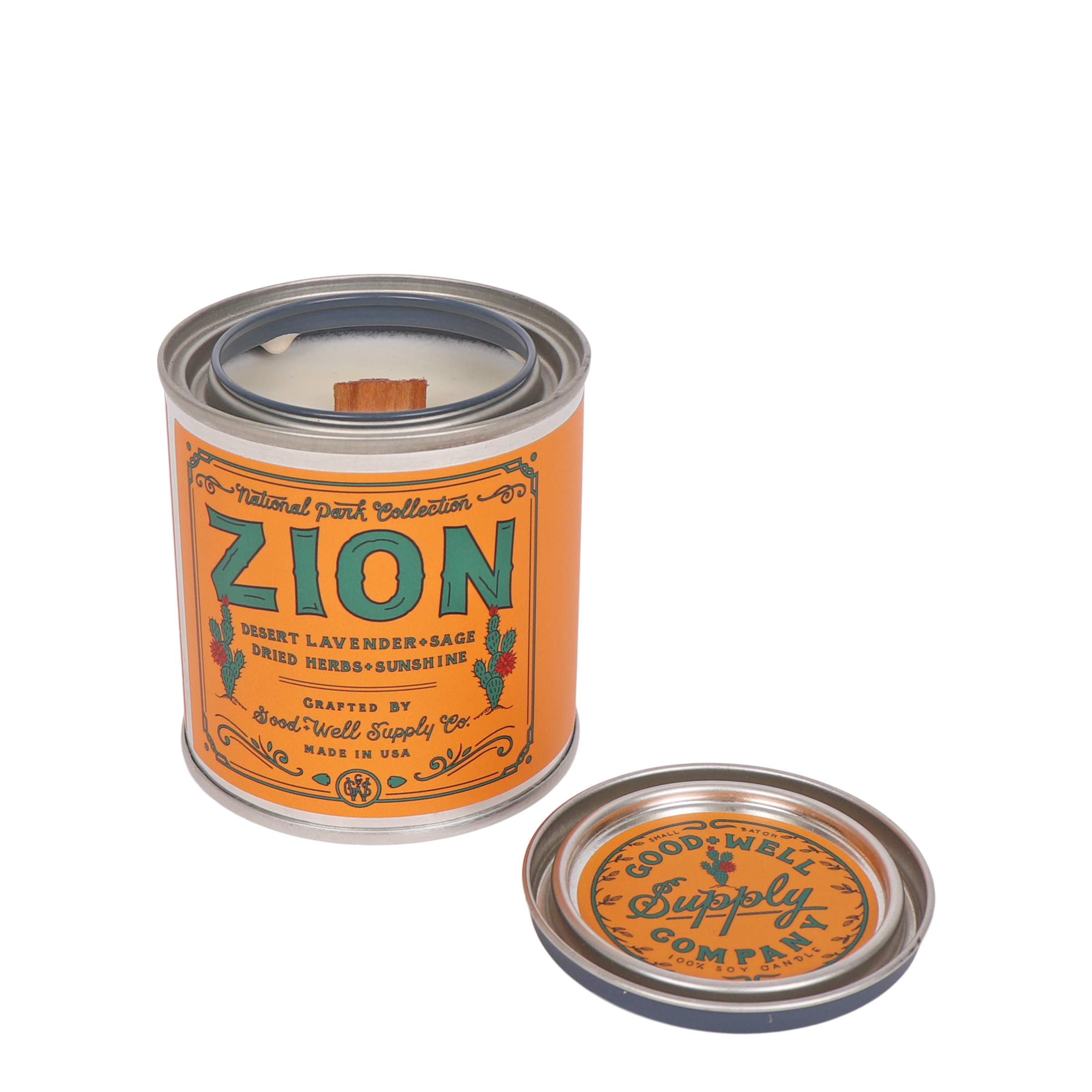 Zion National Park Candle Tin