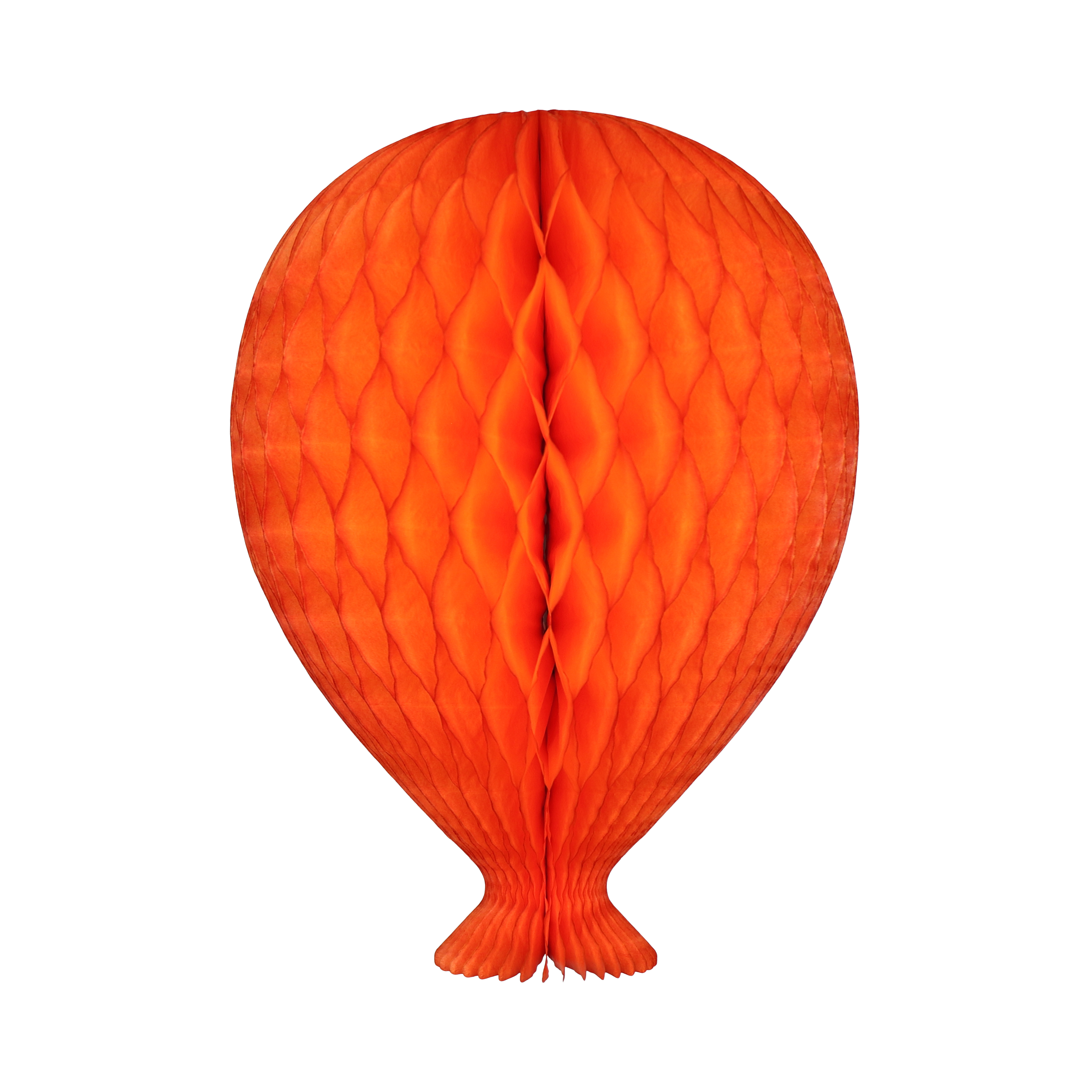 Honeycomb Balloon Bright Orange 30cm