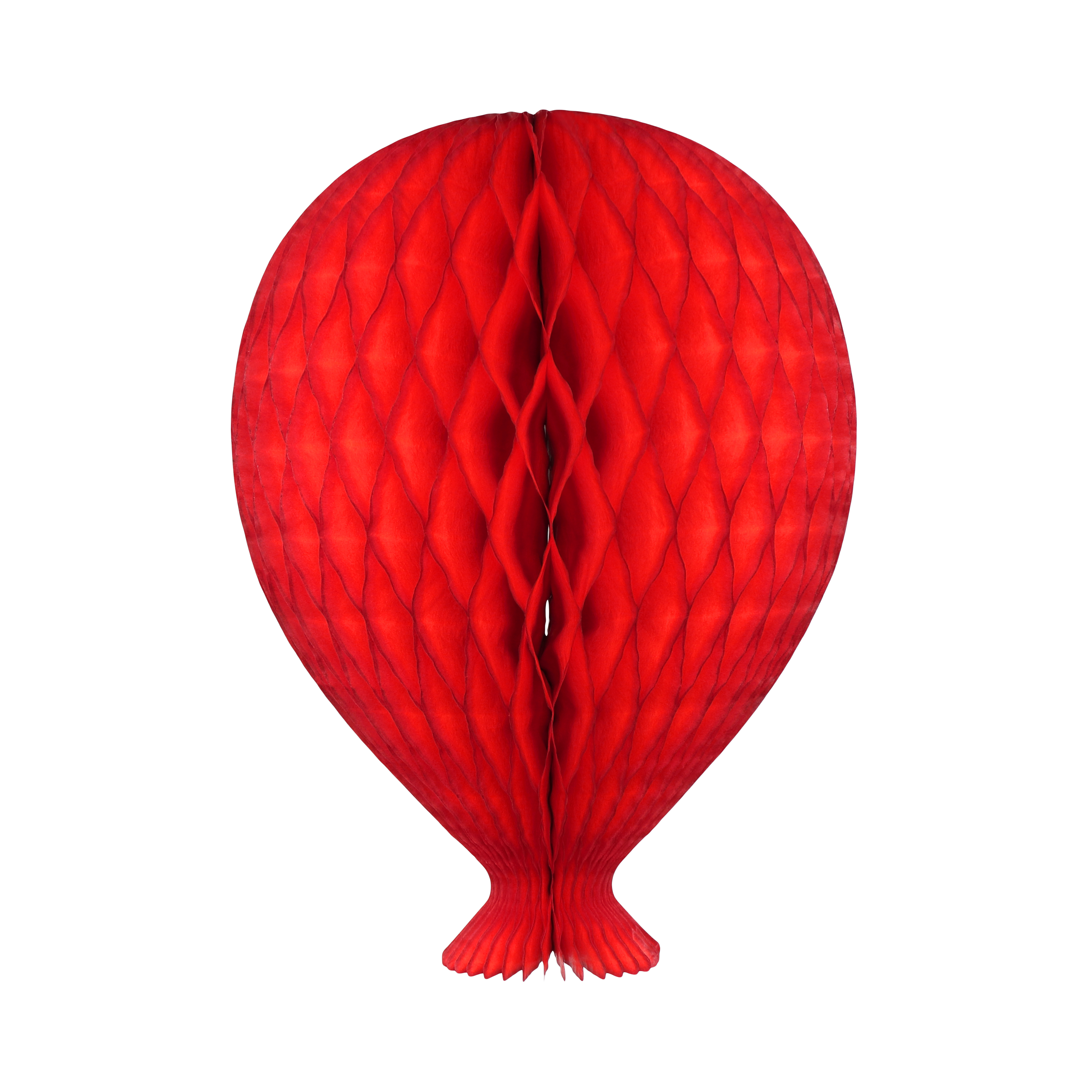 Honeycomb Balloon Bright Red 30cm