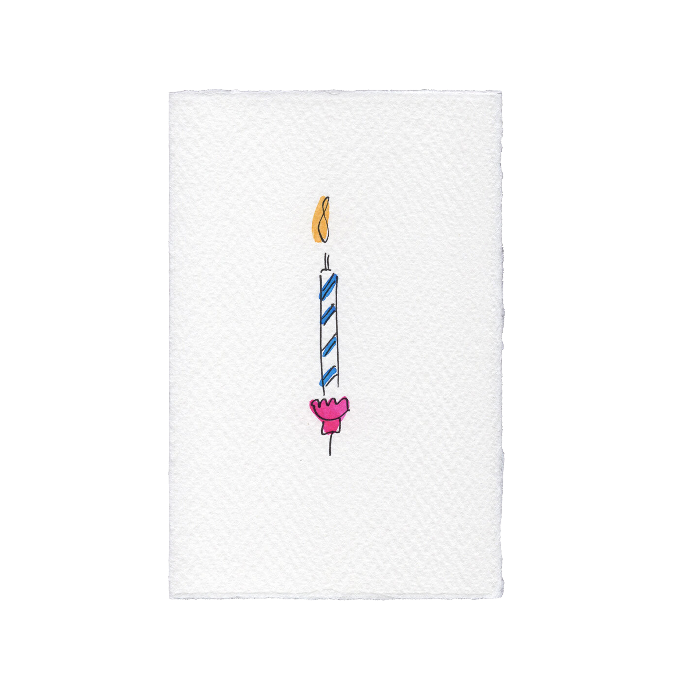 Birthday Candle Notecard
