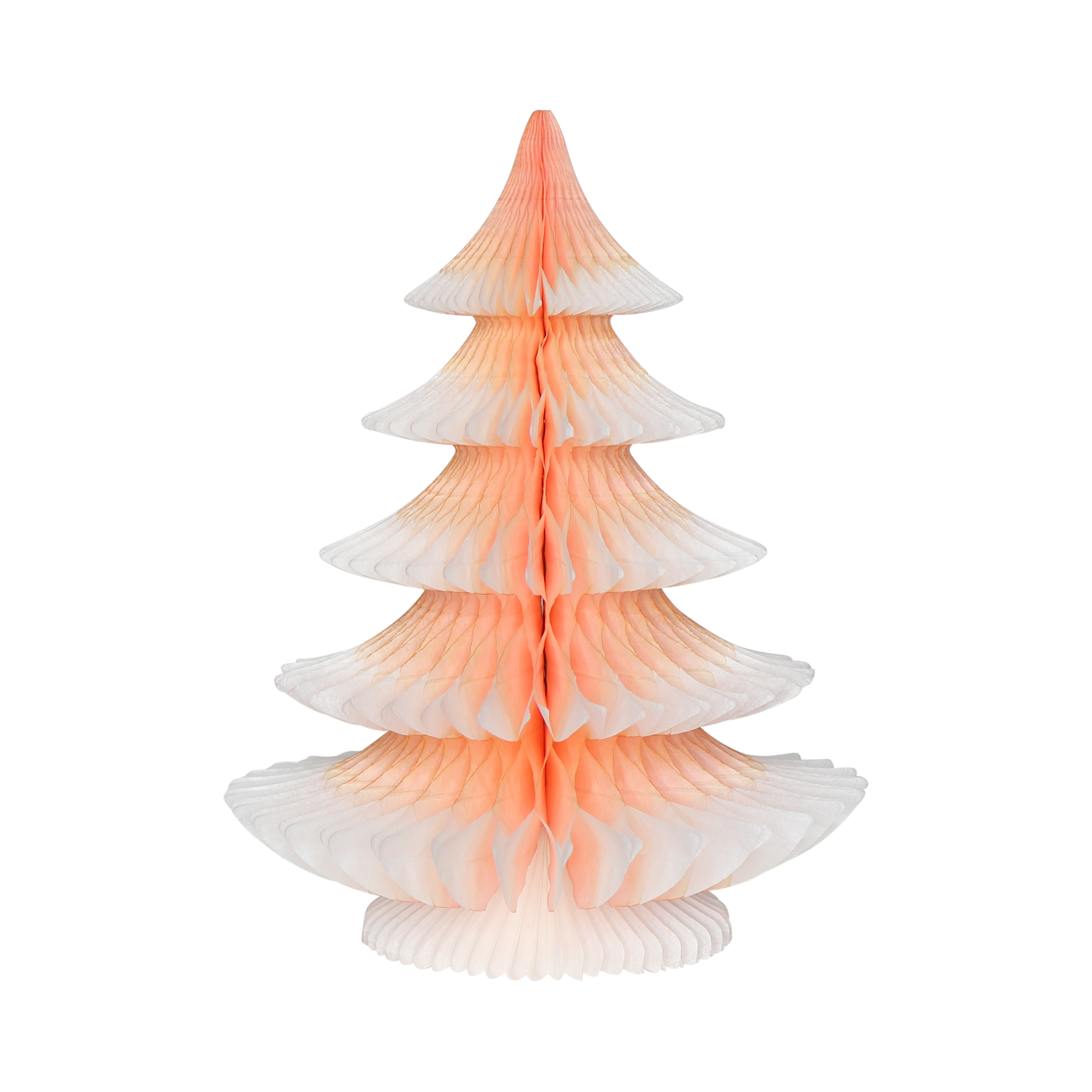 Snow Tip Christmas Tree 25cm Mulled Peach
