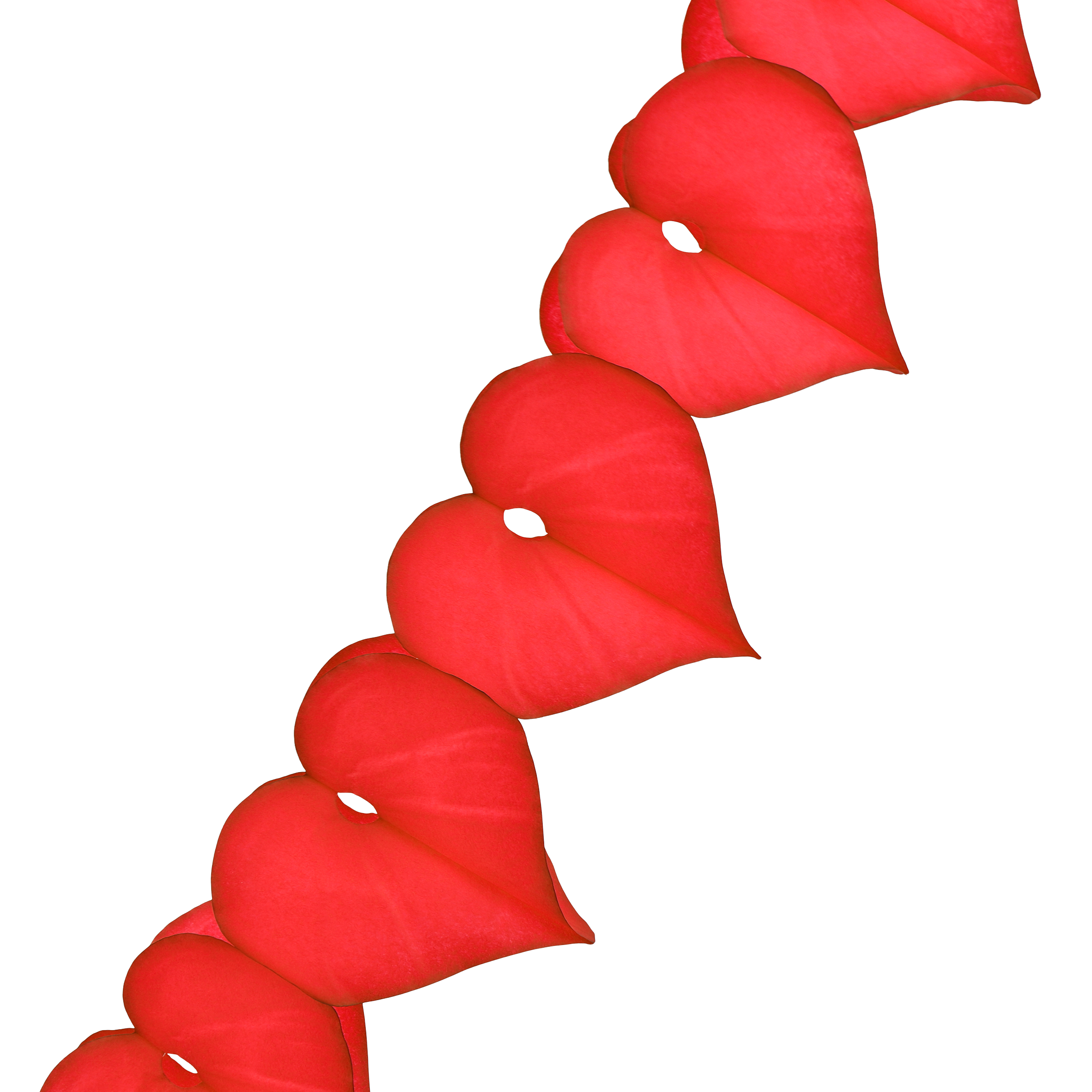 Heart Garland 3.6m Classic Red