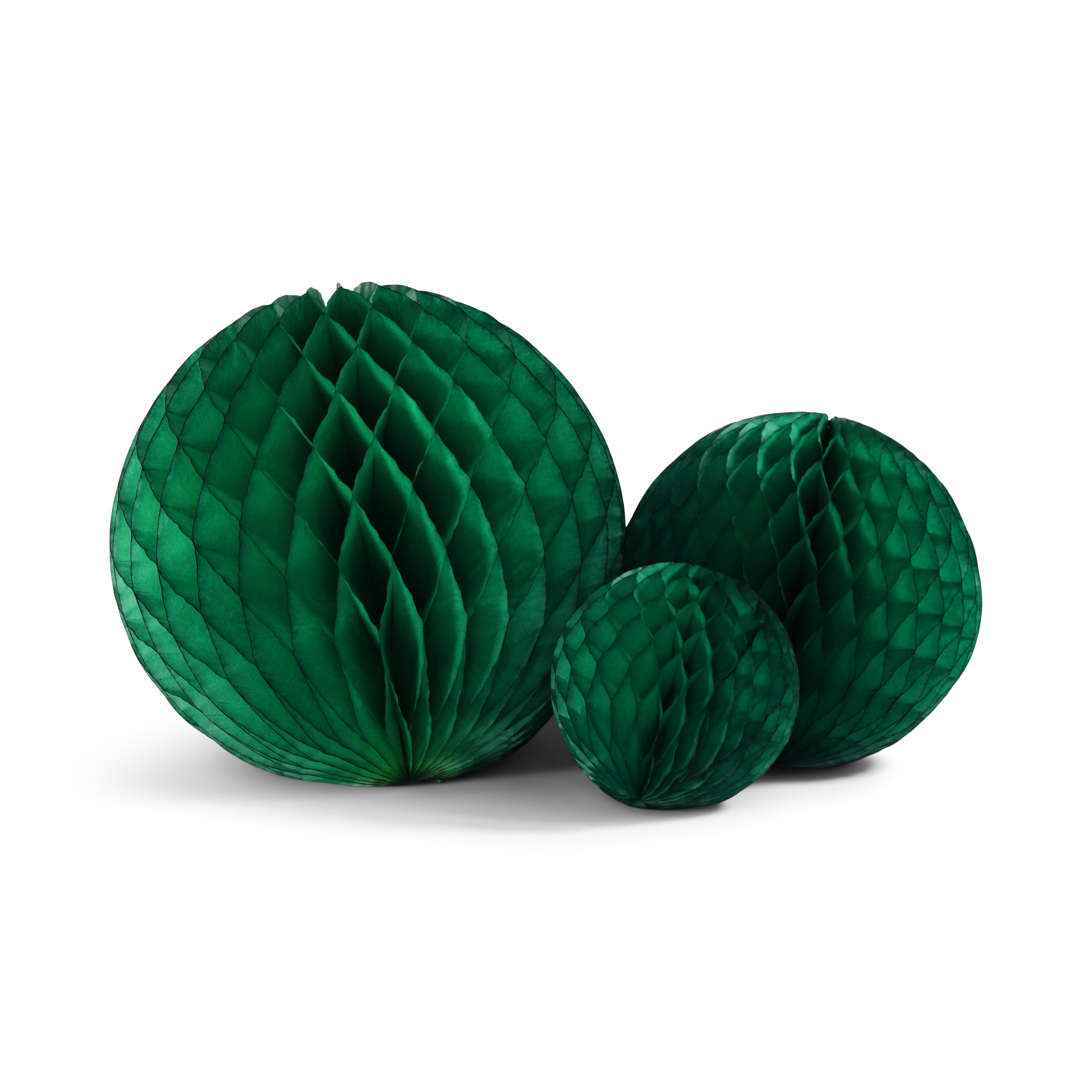 Honeycomb Ball Trio, Traditional Green