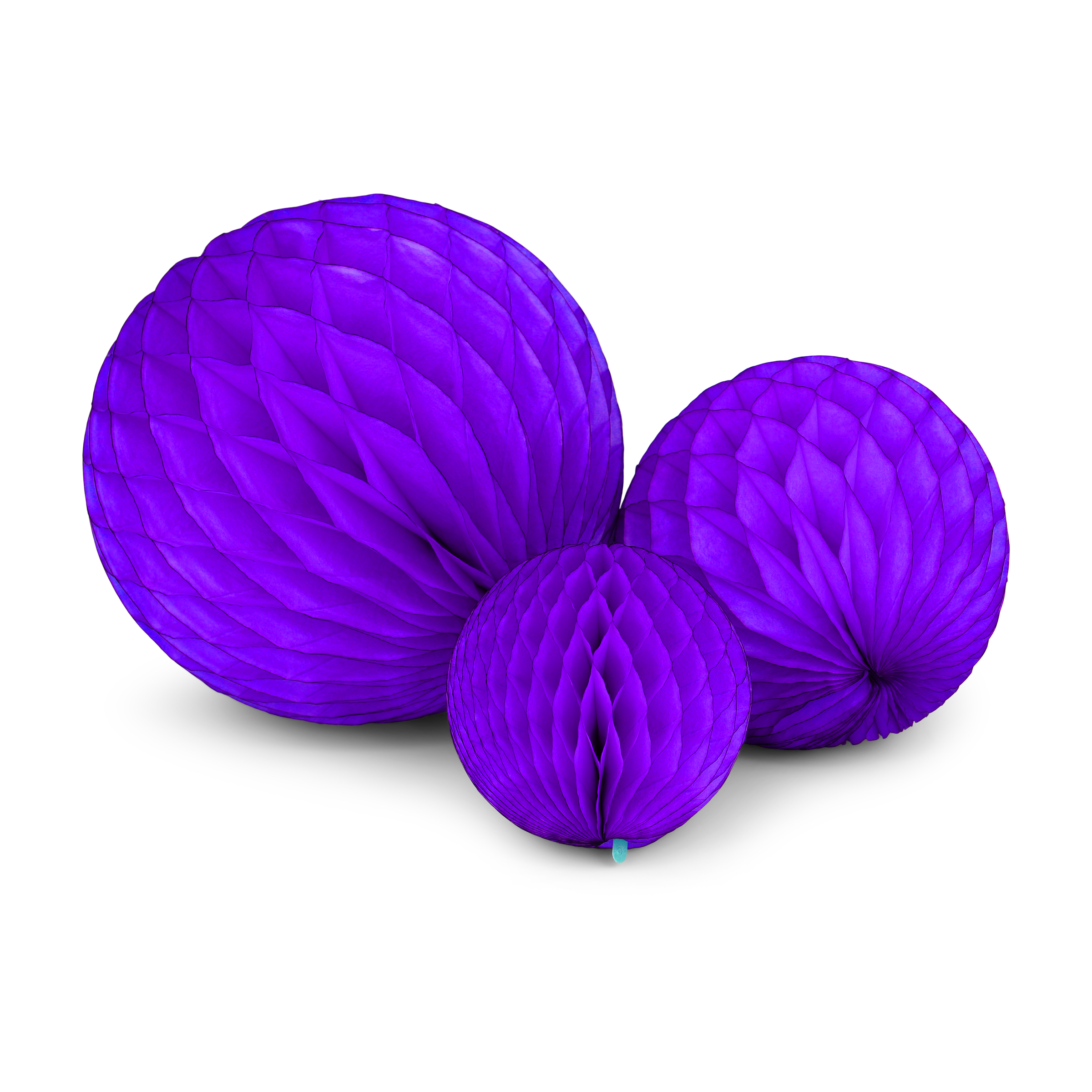 Honeycomb Ball Trio Bright Purple