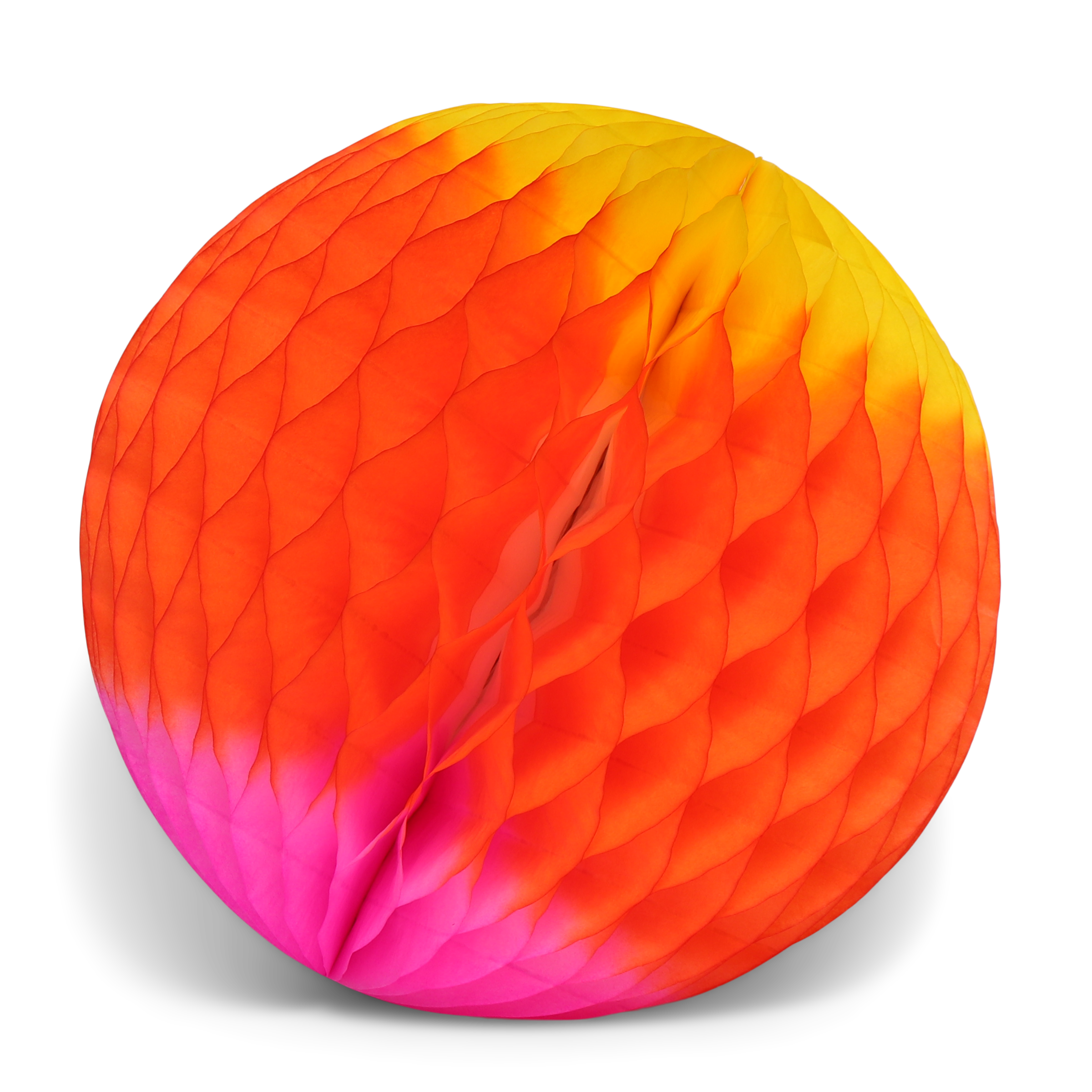 Honeycomb Ball Tri-Tone 25cm Sunset