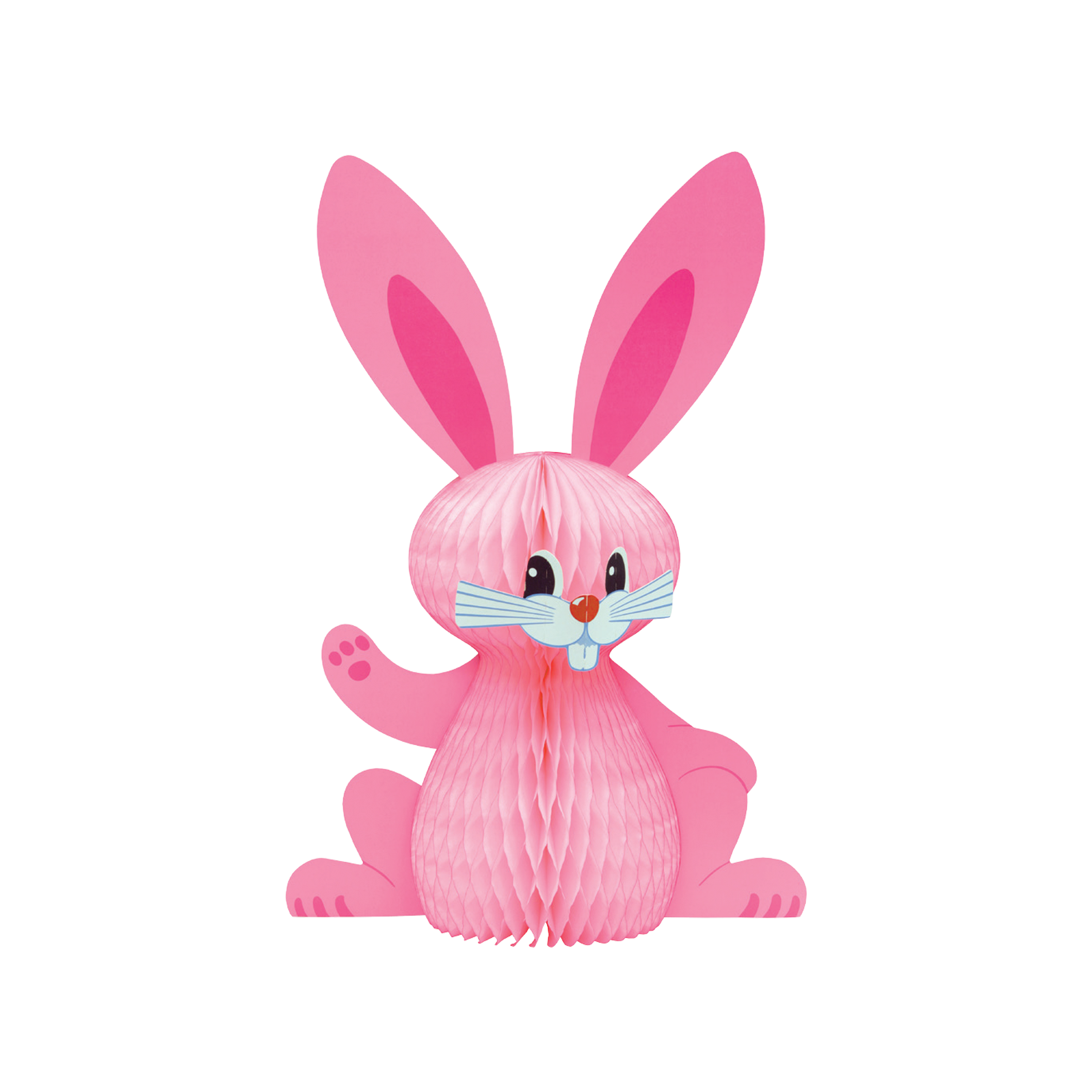 Honeycomb Bunny 30cm Pink