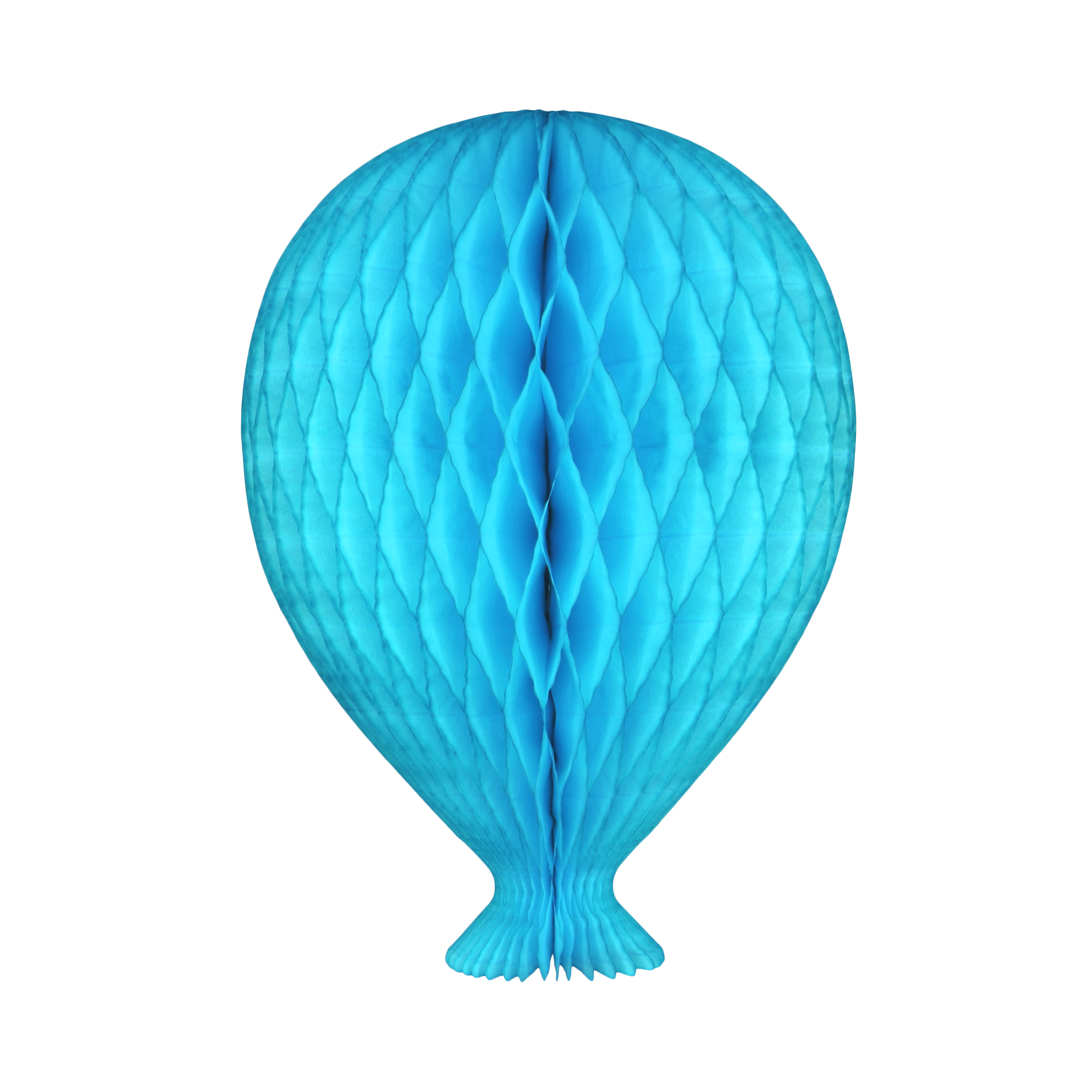 Honeycomb Balloon Bright Blue 30cm