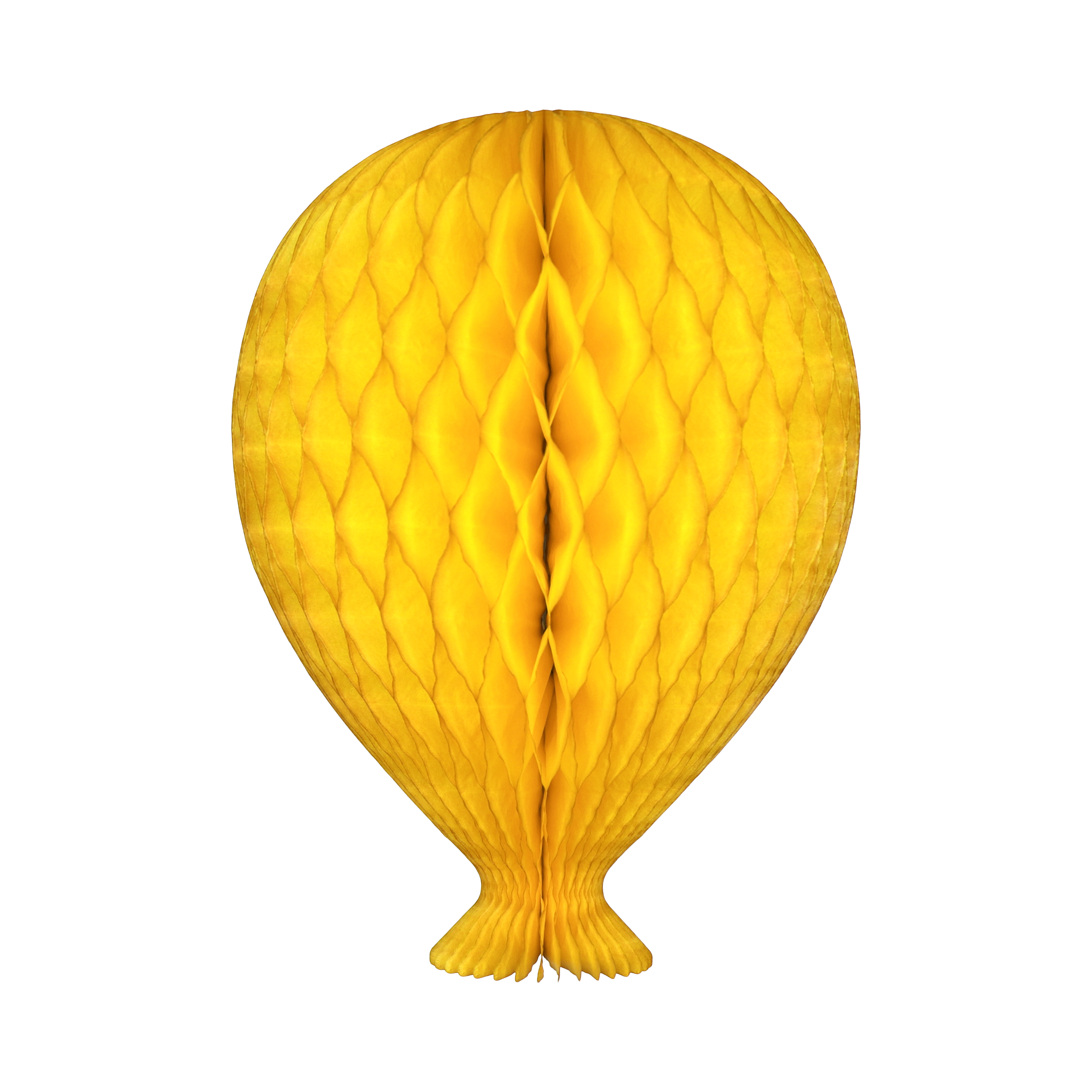 Honeycomb Balloon Bright Yellow 30cm