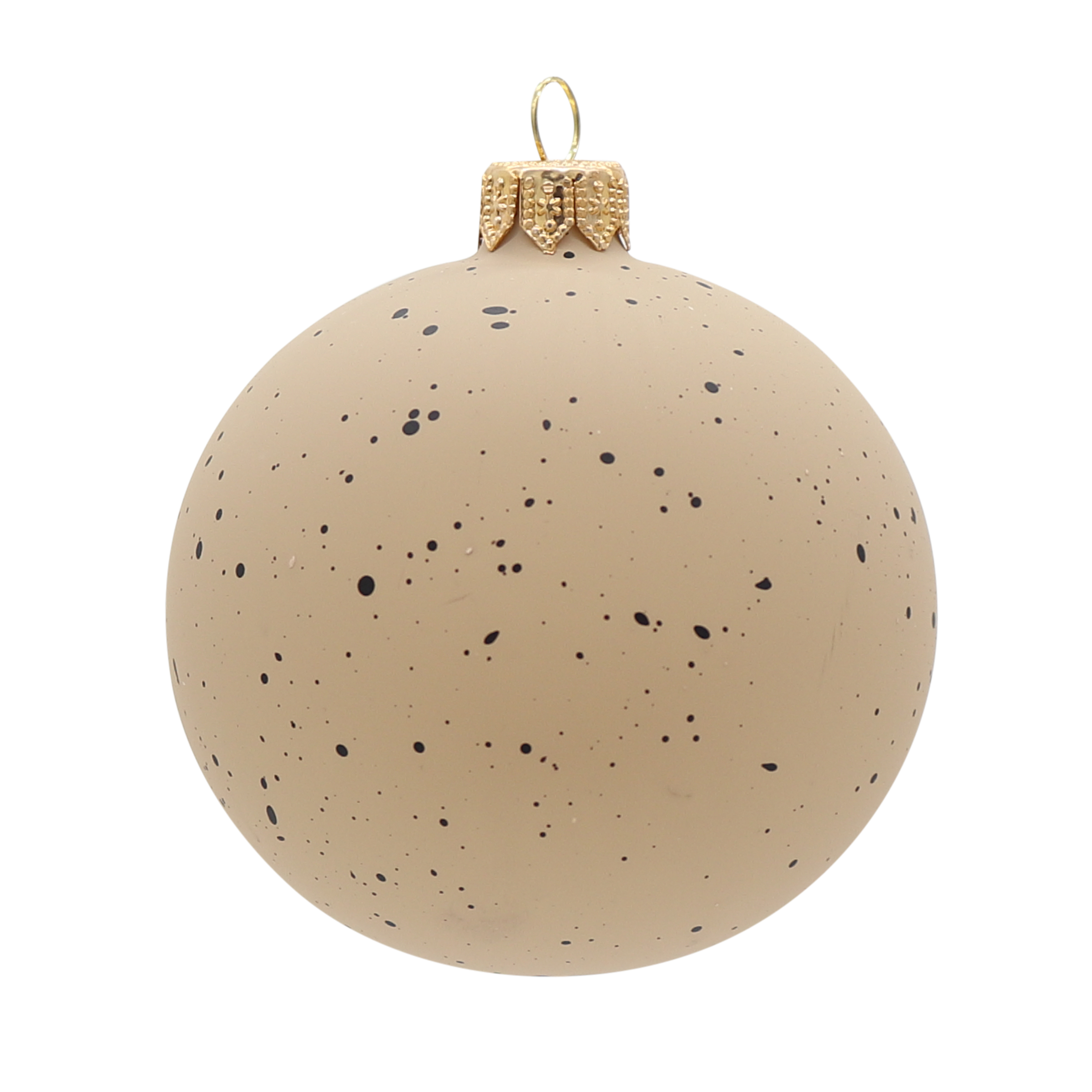 Speck Egg Shell Bauble, 8cm Taupe