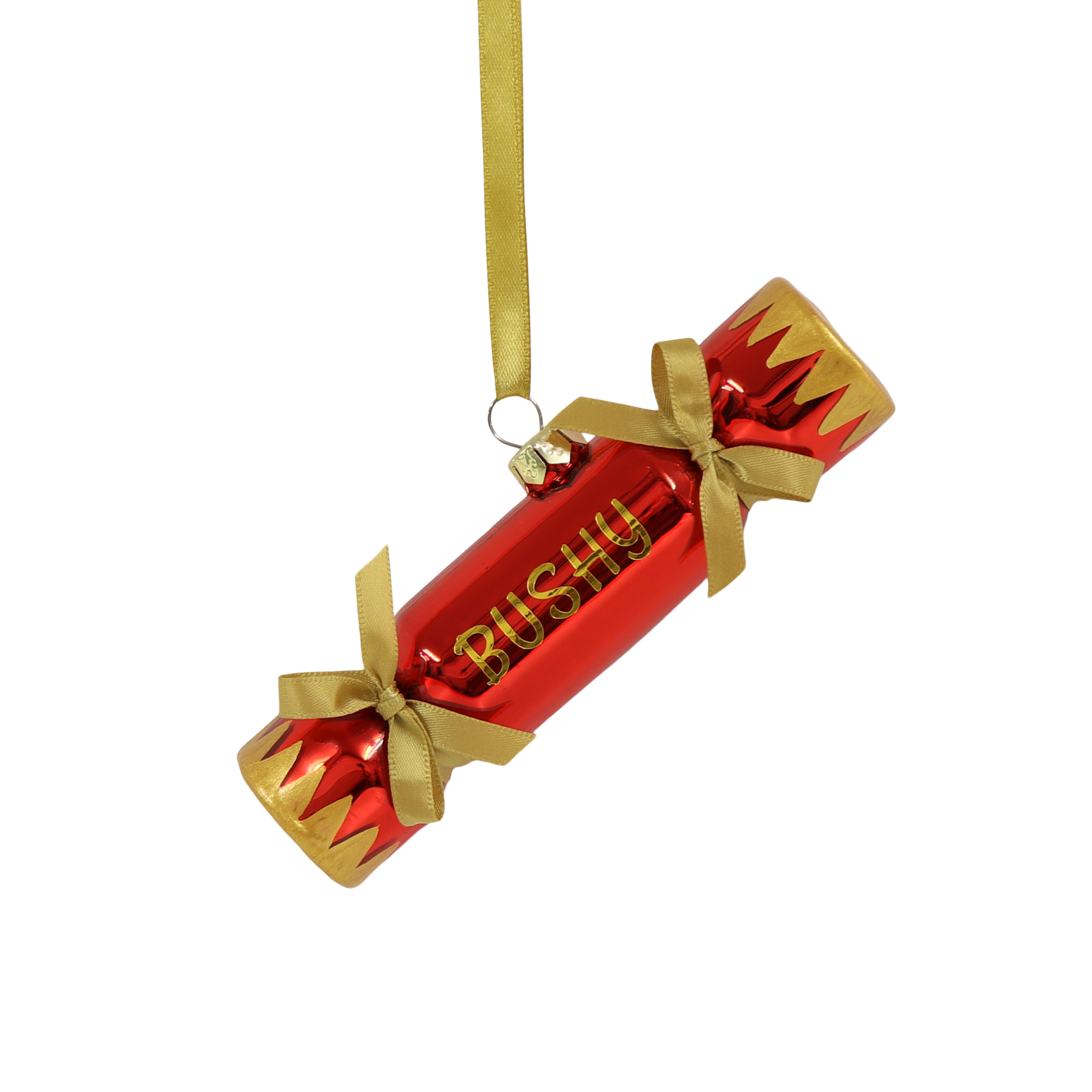 Christmas Cracker Decoration Red, Personalisable