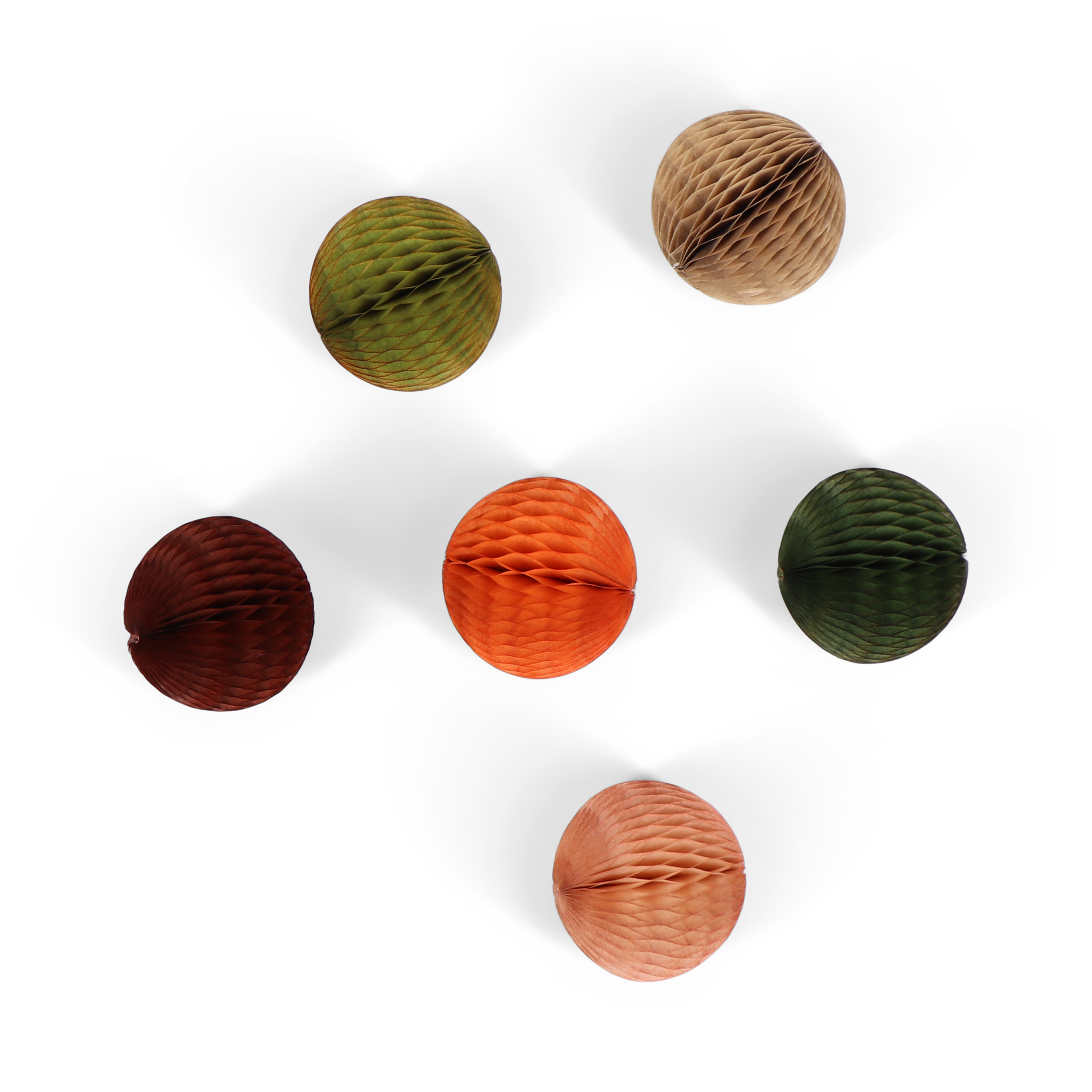 Honeycomb Ball 5cm Earth, Set of 6